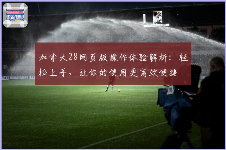 加拿大28网页版操作体验解析：轻松上手，让你的使用更高效便捷